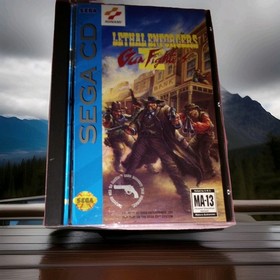 Lethal Enforcers II: Gun Fighters Sega CD Konami Shooter MA-13 Manual Included