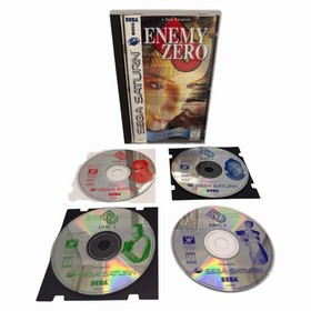 Enemy Zero (Sega Saturn, 1996) CIB Complete w/ Manual Tested Rare Free Ship