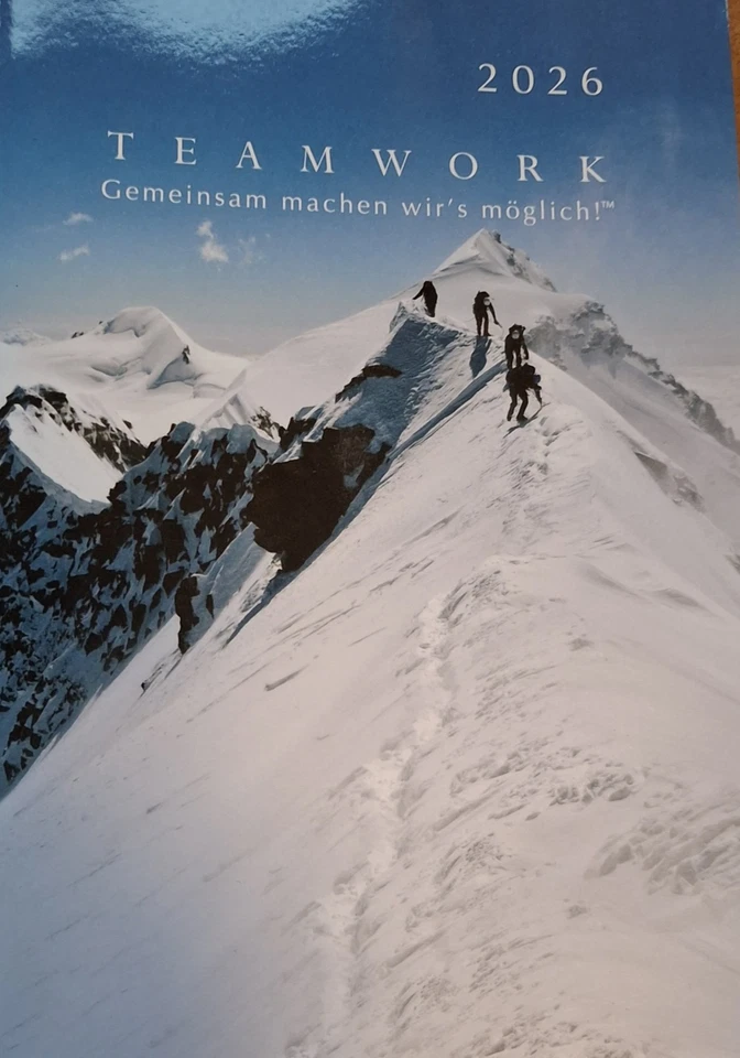 Monatsplaner Teamwork A4 - jeder Monat eine Doppelseite - Bild 1 von 4