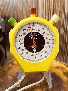 Vintage Hanhart Stoppuhr, Felix, 30 MIN 1/10 SEC. 55mm um 1970 #8869 - Bild 1 von 15