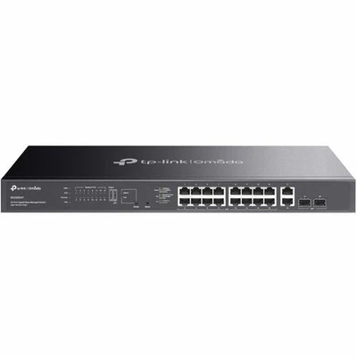 TP-Link Omada 20-Port Gigabit Easy Managed Switch with 16-Port PoE+ - Image 1 of 4