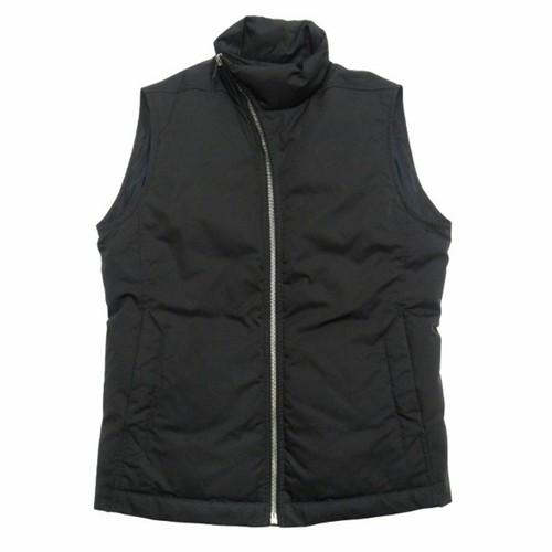 Rick Owens piumino gilet smanicato giacca blouson capospalla IT52 nero uomo us