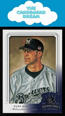 Richie Sexson 2003 Donruss Diamond Kings #114 Milwaukee Brewers Baseball Card - Image 1 of 2