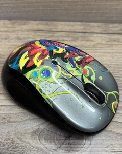 Logitech M325 Wireless Mouse Floral Gray and Black - Picture 1 of 8