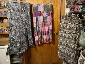 lot clothing 3 ladies maxi skirts size xl Bobbie brooks Belma NY faded glory - Picture 1 of 7
