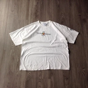 2000 Twin Cities Marathon Finisher T-Shirt Size XL White Y2K Gildan Ultra Cotton - Picture 1 of 6