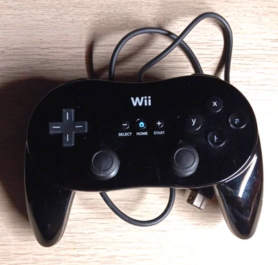 Controller Classic Pro Nintendo Wii Joypad Originale per Console Joystick Pad - Immagine 1 di 4