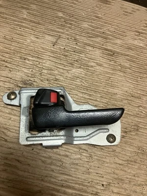 🌹94-2001 Manija de puerta interior izquierda interior palanca de bloqueo negro OEM Foto 1 de 4