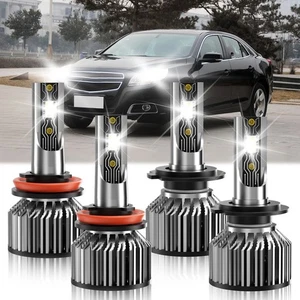 For Chevrolet Malibu 2013-2015 Car Front LED Headlight High Low Beam Bulb 6500K - Picture 1 of 11