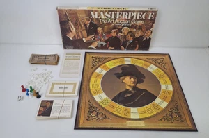 Vintage Masterpiece The Art Auction Board Game Parker Brothers 1970 Complete - Picture 1 of 20