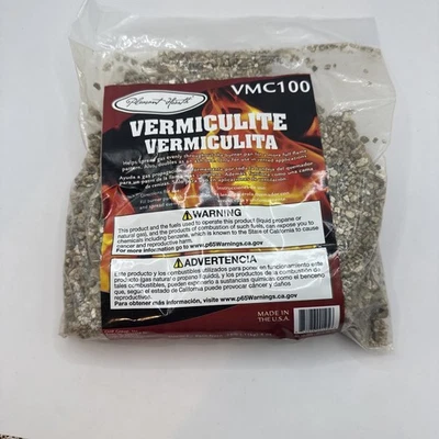 Vermiculita Pleasant Hearth VMC100 4 OZ. Gas combustible natural A para uso en interiores Foto 1 de 4
