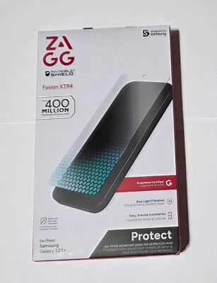 NEW ZAGG InvisibleShield Fusion XTR4 Screen Protector Samsung Galaxy S25+ Plus - Image 1 of 4