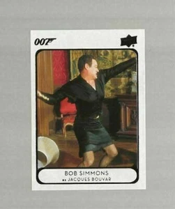V2a) 2021 Upper Deck James Bond Villains & Henchmen Bob Simmons Jacques Bouvar - Imagen 1 de 1