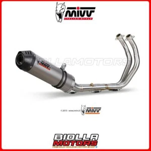 SCARICO COMPLETO MIVV OVAL YAMAHA XSR 700 700 2018- TITANIUM with carbon cap ORI - Foto 1 di 5