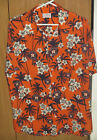 Genuine Merchandise Houston Astros Medium Plumaria Palm Tree Viscose Aloha Shirt