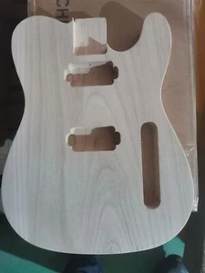 New T-Style Guitar Body Paulownia Wood DIY Electric Guitar Project HH pickups - Picture 1 of 8