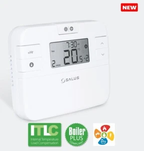 SALUS RT510+ DIGITAL 7 TAGE PROGRAMMIERBARER RAUMTHERMOSTAT KESSEL PLUS KONFORM - Bild 1 von 3