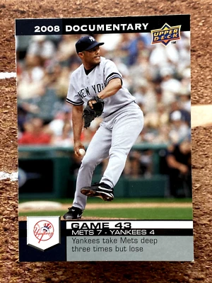 2008 Upper Deck документальный фильм Мариано Ривера #1383 - Изображение 1 из 2