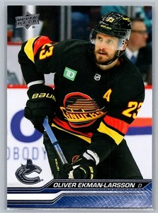 2023-24 Upper Deck #179 Oliver Ekman-Larsson Vancouver Canucks - Picture 1 of 2