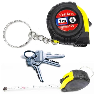 Portachiavi Flessometro 1 Metro Frizione Flessibile Retrattile Gadget 3067 - Imagen 1 de 1