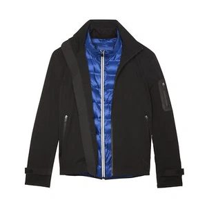 Giacca pendolare Michael Kors Kors X Tech uomo nera 3 in 1 $498 - Foto 1 di 4