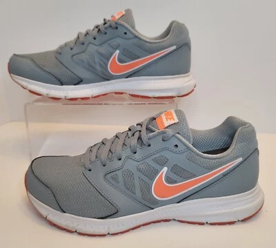 Womens Nike Downshifter 6 Running Shoes Coral Gray and Orange Color,  Sz.  9.5 - Image 1 of 4