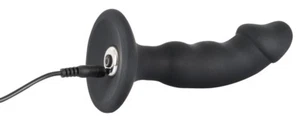  Anal Plug Vibrator wiederaufladbar Silikon P-Punkt Gesamtlänge 14 cm - Bild 1 von 6