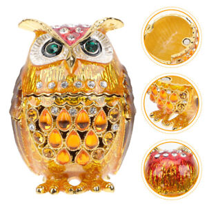  Owl Jewelry Box Retro Decor Necklace Holder Car Mount Desktop