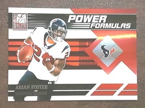 Arian Foster 2011 Donruss Elite #4 Power Formulas SP/49 Texans.  B1B - Imagen 1 de 3