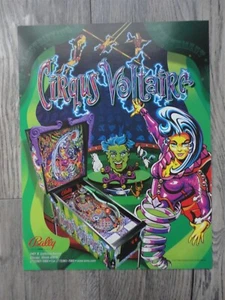 Cirqus Voltaire Pinball Machine Bally Flyer - Picture 1 of 1