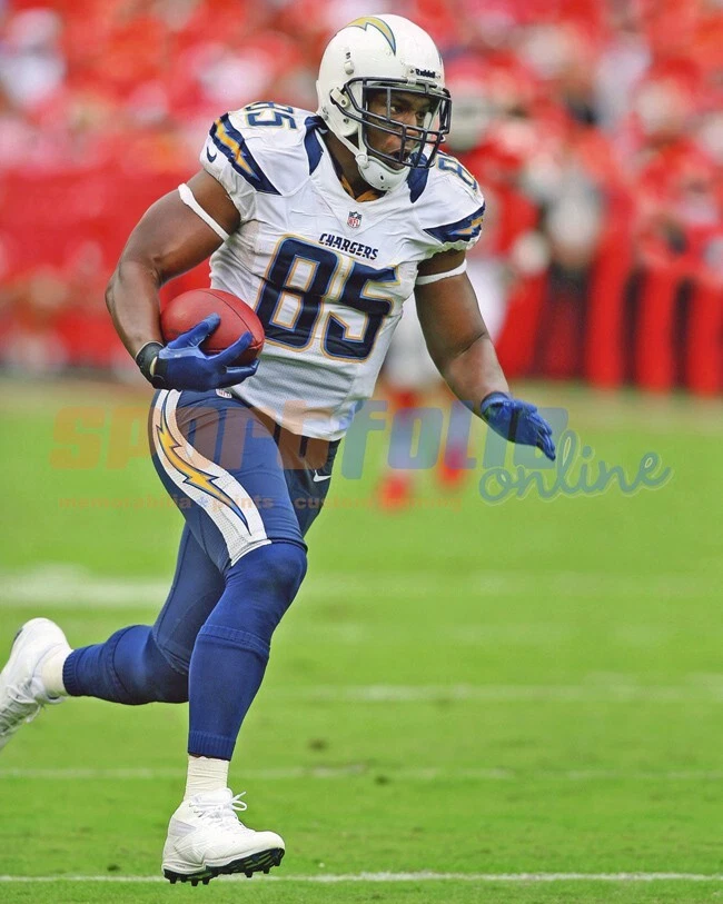 Póster brillante con impresión fotográfica 16x20 de Antonio Gates de San Diego Chargers patio 2025 Foto 1 de 1