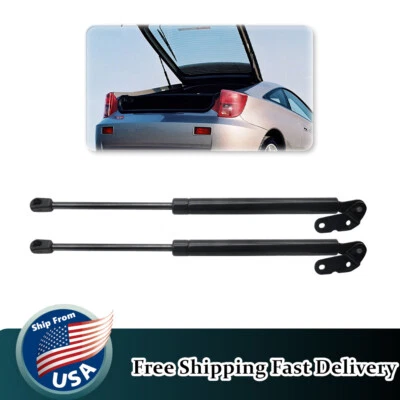 Par de puntales de gas con soporte elevador de maletero trasero de coche para Toyota Celica Hatchback 2000-2005 Foto 1 de 4
