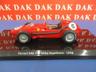 Die cast 1/24 Modellino Auto F1 Ferrari 246 F1 1958 M. Hawthorn - Immagine 1 di 4