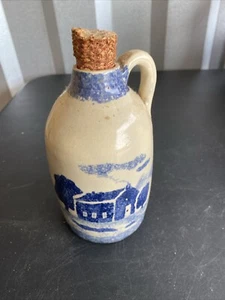 Vintage A Dixon Salzglasur Krug mit Maiskolben Stopfen signiert und datiert - Bild 1 von 4