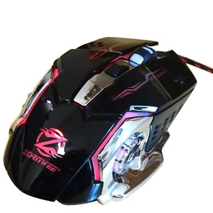 Zornwee Z32 Mouse GAMING GAMER con LED 6 bottoni alta precisione retroilluminato - Picture 1 of 9