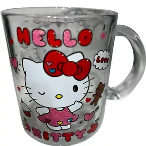 Sanrio Hello Kitty Glass Mug | Officially Licensed | Cute Design | Collectible - Picture 1 of 4