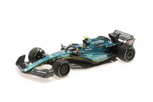 Minichamps Aston Martin AMR23 #14 - Alonso - 3rd Bahrain GP 2023 1/18. 117230114 - Foto 1 di 3