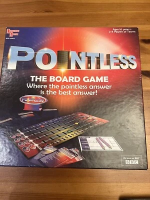 Pointless Board Game Family Fun Trivia Quiz Complete Knowledge Pub Questions - Image 1 of 2