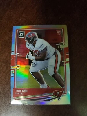 2020 Donruss Optic TRISTAN WIRFS SILVER HOLO RC #129 TAMPA BAY BUCS - Image 1 of 2