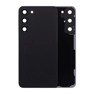 Back Cover Glass With Camera Lens Compatible For Samsung Galaxy S23 Plus (Black) - Picture 1 of 1