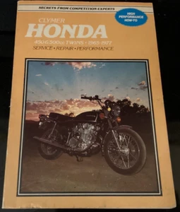 Clymer HONDA 450cc 500cc Twins Motorcycle 1965-1977 Service Manual M333 - Bild 1 von 6