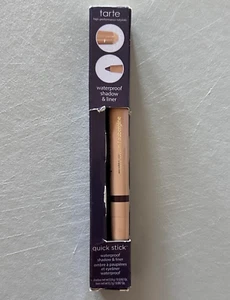 TARTE Quick Stick Waterproof Shadow & Liner Ombre Matte Cream / Aubergine - Picture 1 of 5