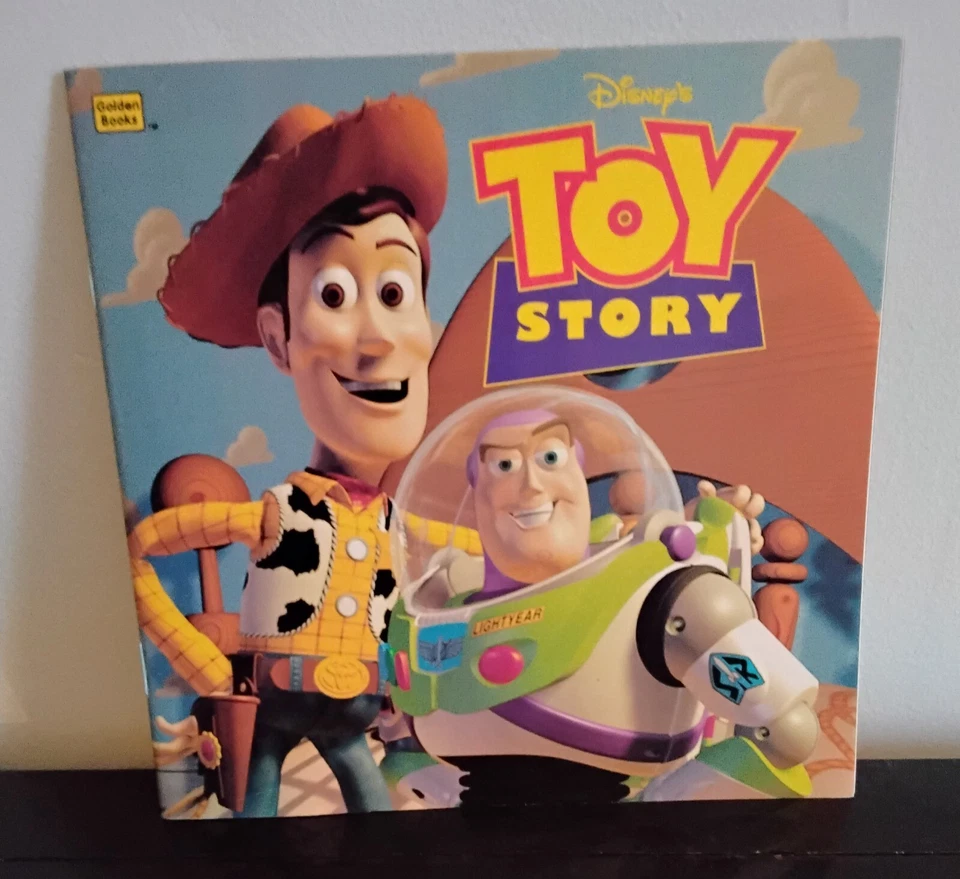 Libro dorado vintage de Disney’s Toy Story 1995 aspecto dorado libro Foto 1 de 1