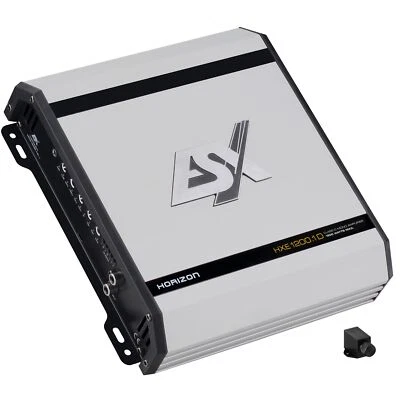 ESX HXE1200.1Dv2 1 Ohm Subwoofer Endstufe Auto Verstärker 600 - 900 - 1200 WATT - Bild 1 von 4