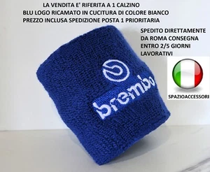 CALZINO POLSINO BREMBO CALZA VASCHETTA ANTERIORE OLIO FRENI DOT 4 SERBATOIO BLU - Foto 1 di 9