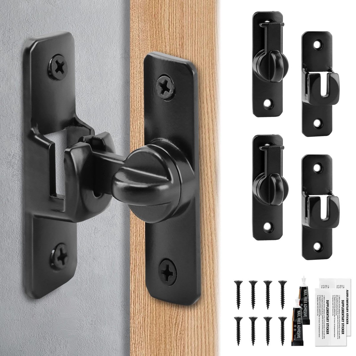 DIY Barn Door Hardware Lock Barn Door Locks 90 Degree Pocket Door Lock ...