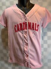 St Louis CARDINALS Pink Baseball Jersey Women's Size XL