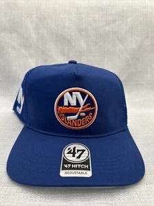 New York Islanders NHL '47 Blue Marquee Hitch Adjustable Snapback Hat - Picture 1 of 5