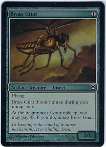 FOIL Brass Gnat Time Spiral Common – MTG Magic the Gathering Card - Picture 1 of 2