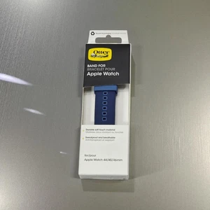 NEW OtterBox Apple Watch Band 44/45/46mm Durable Soft Touch Blue - Picture 1 of 5